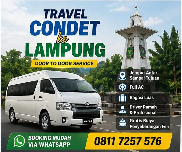 Travel Condet ke Lampung Booking Mudah Lewat WhatsApp Resmi - interior armada