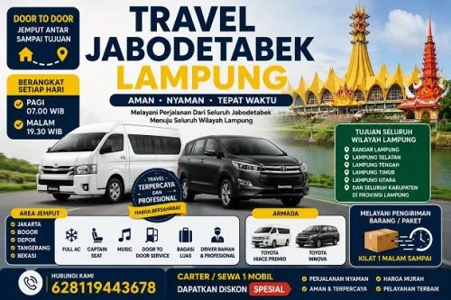 Jasa Travel Depok ke Lampung PP Full Tol Harga Murah - interior armada