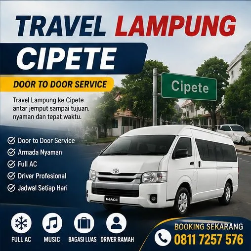 Travel lampung ke cipete Jadwal Malam Terpercaya Terbaik