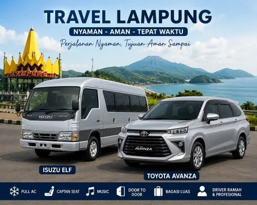 Travel Lampung ke Martapura Murah dengan ELF dan Avanza