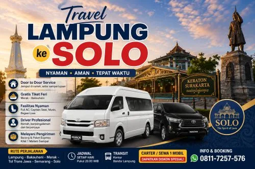 Travel Lampung Solo 24 Jam Siap Jemput dari Rumah ke Tujuan - interior armada